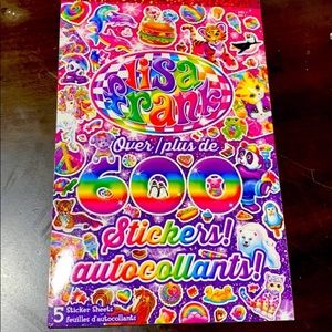 2 new original lisa franks sticker books 600 count